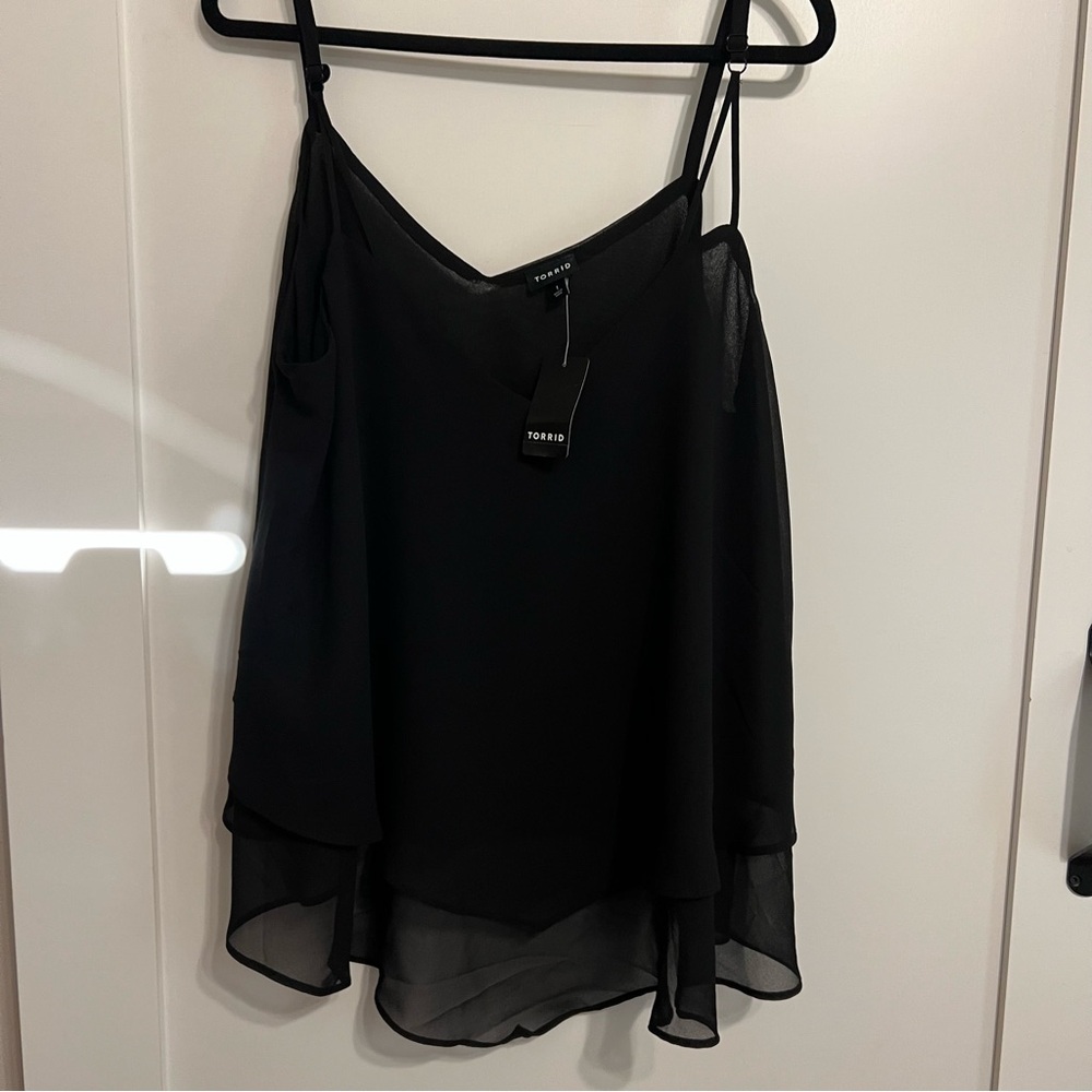 Torrid Black Layered Camisole
